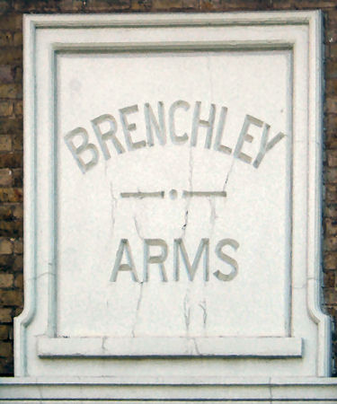 Brenchley Arms sign 2015