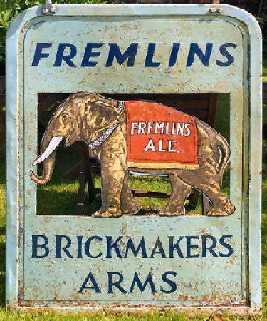 Brickmaker's sign 1960s
