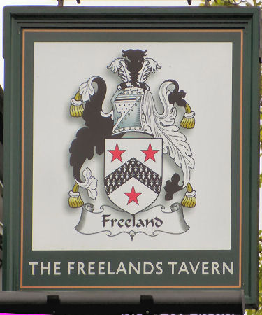 Freelands Tavern sign 2016