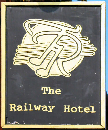 Railway Hotel sign 2008