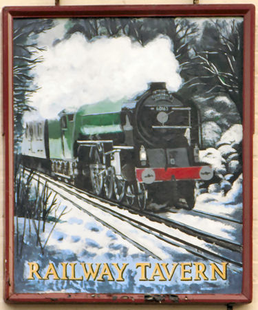 Railway Tavern sign 2015