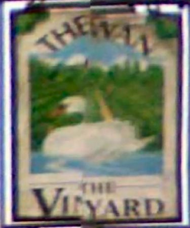 Swan at the Vineyard sign 2008