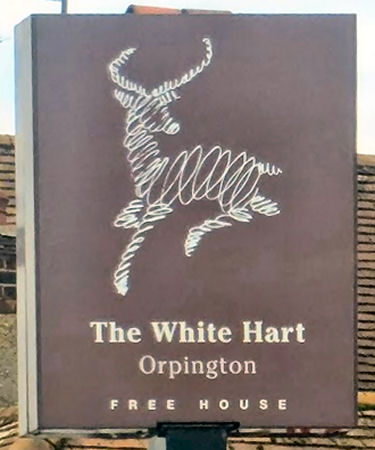 White Hart sign 2016