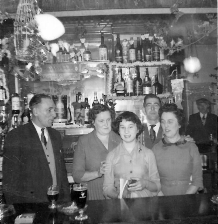 White Horse behind the bar 1950s