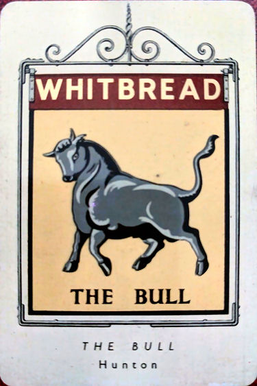 Bull Whitbread sign
