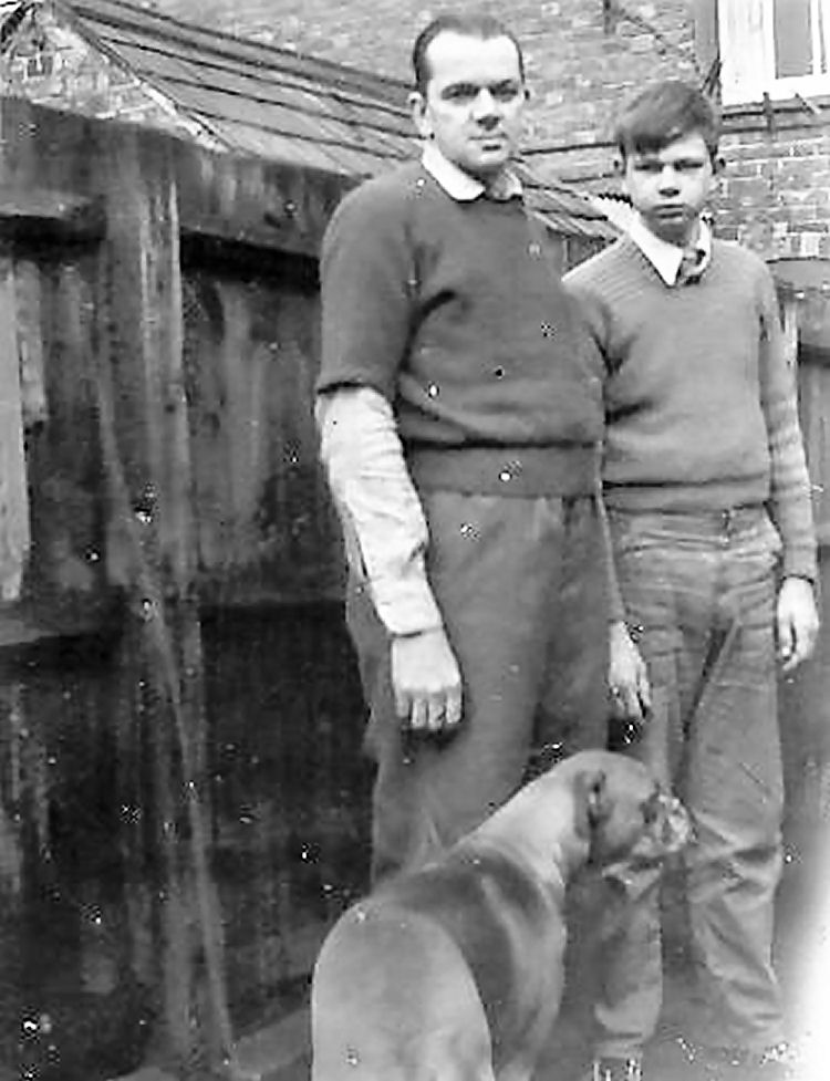 Jack Brough and son 1958