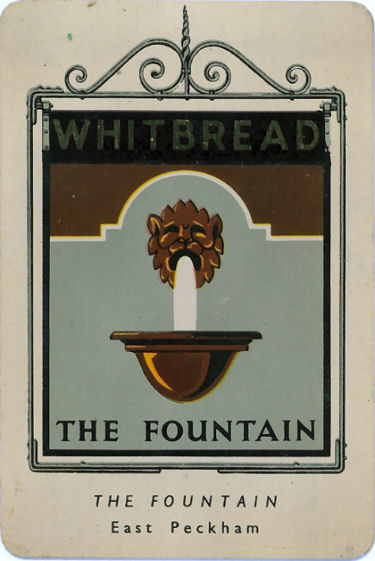 Fountain Whitbread sign