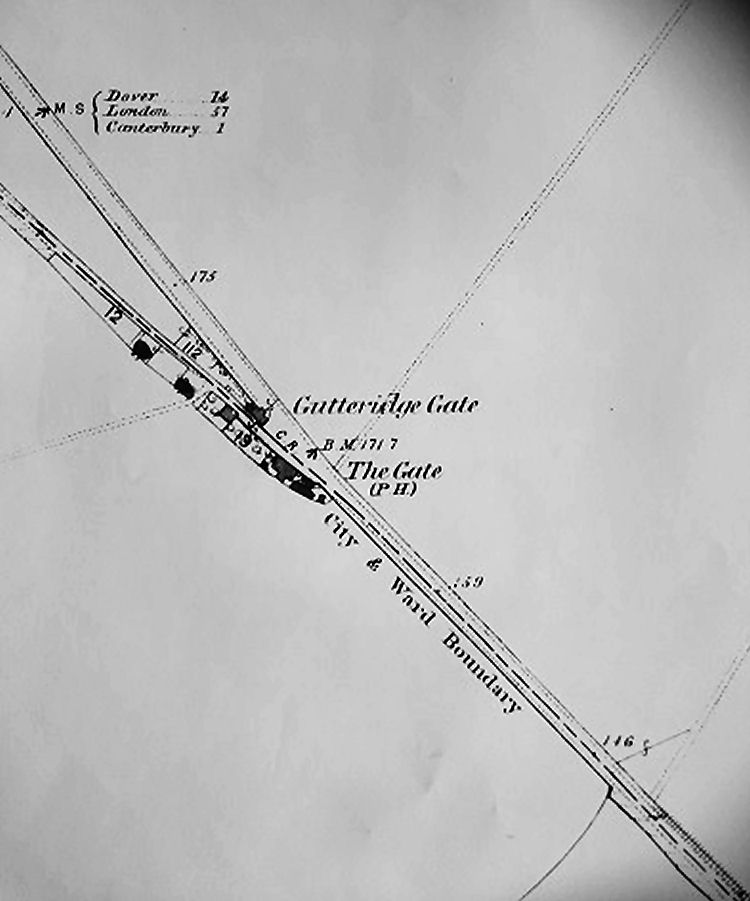 Gate map 1874