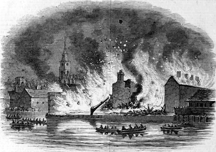 Gravesend fire 1844