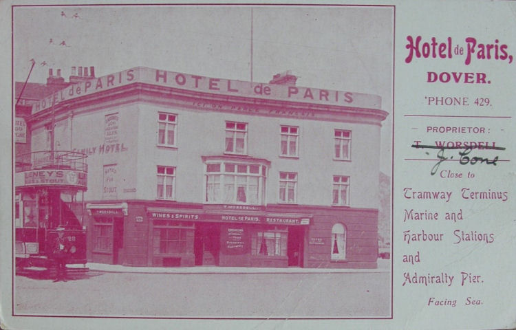 Hotel de Paris card 1930s