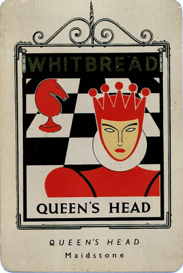 Queen's Head Whitbread sign