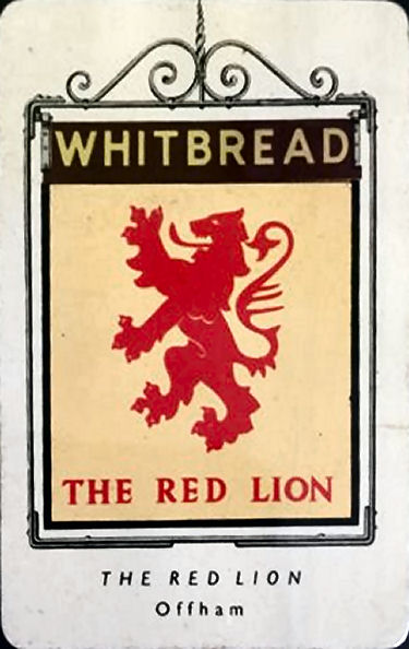 Red Lion Whitbread sign