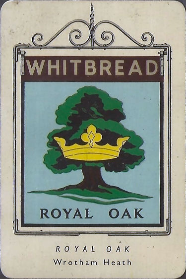 Royal Oak Whitbread sign