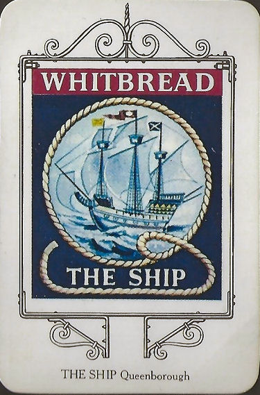 Ship Hotel Whitbread sign