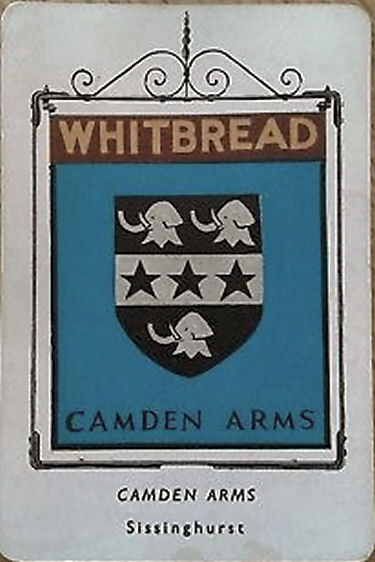 Camden Arms card 1953