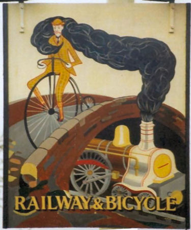 Railway and Bicycle sign 1986