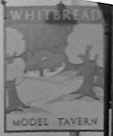 Model Tavern sign 1961