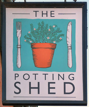 Potting Shed sign 208