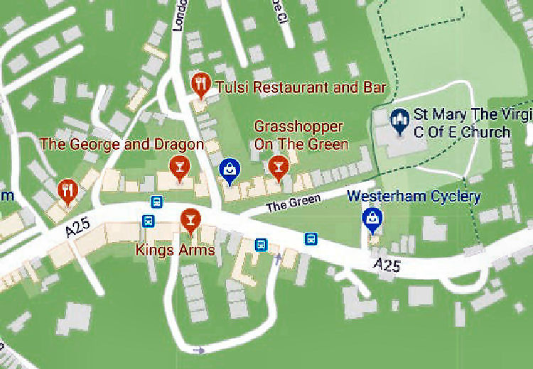Westerham map 2018