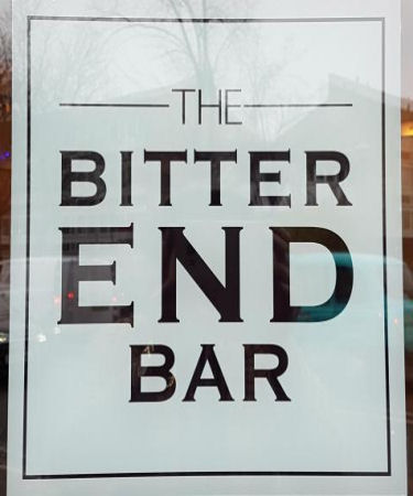 Bitter End Bar sign 2018