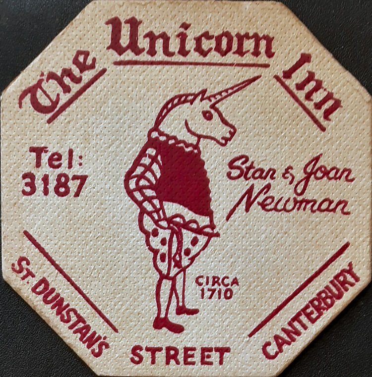 Unicorn beermat