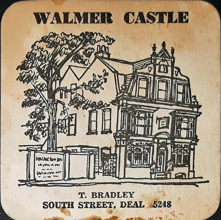 Walmer castle beermat 1980