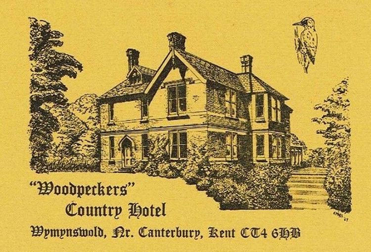 Woodpeckers business card 1970