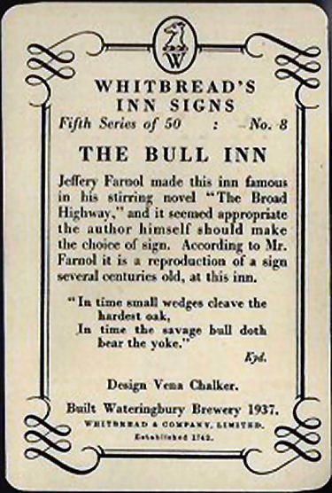 Bull card 1955