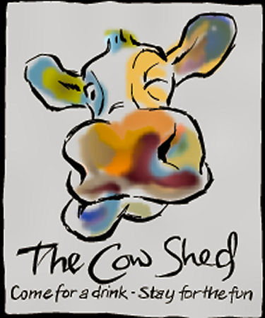 Cow Shed sign 2019