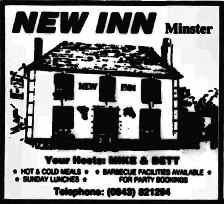 New Inn  advert 1986