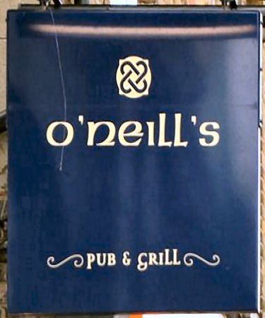 O'Nells sign 2018