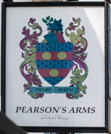 Pearson's Arms sign 2019