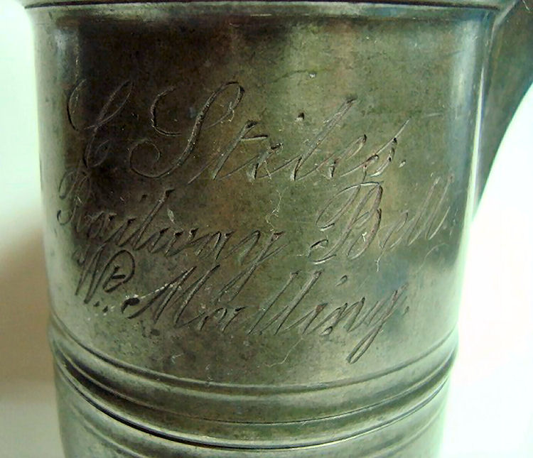 Pewter Mug 1900