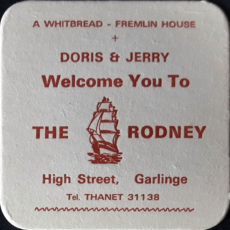 Rodney beermat 1970s