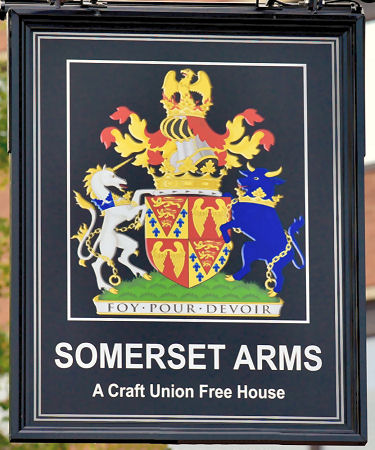 Somerset Arms sign 2019