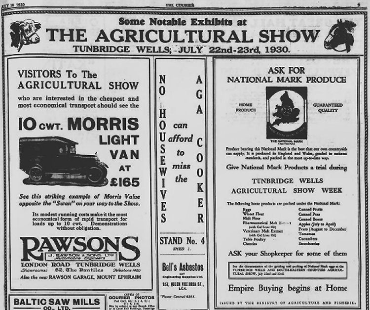 AGA advert 1930