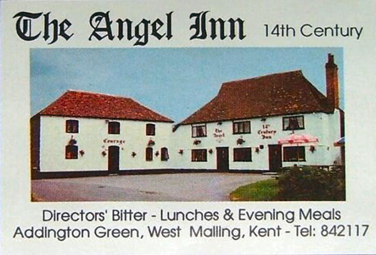 Angel matchbox 1985