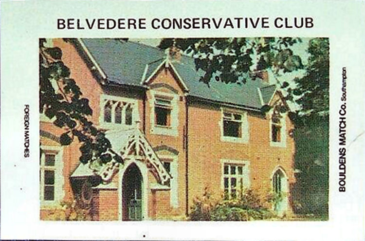 Conservative Club matchbox