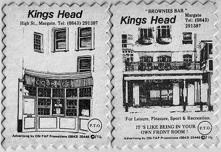 King's Head card 1980s