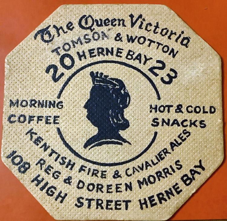 Queen Victoria beer mat