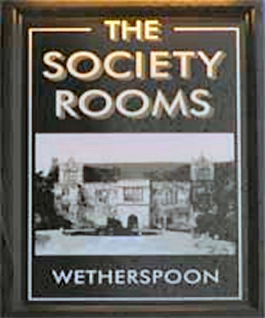 Society Rooms sign 2019