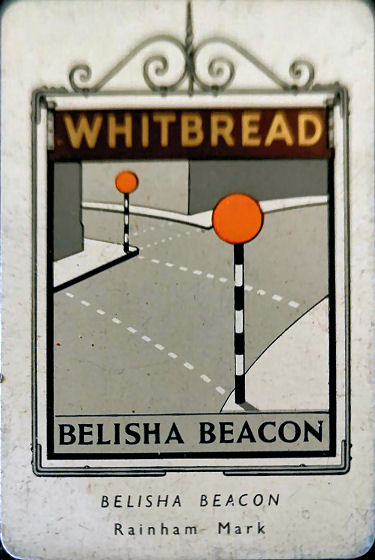 Belisha Beacon card 1950