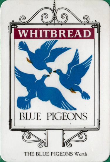 Blue Pigeon card 1973