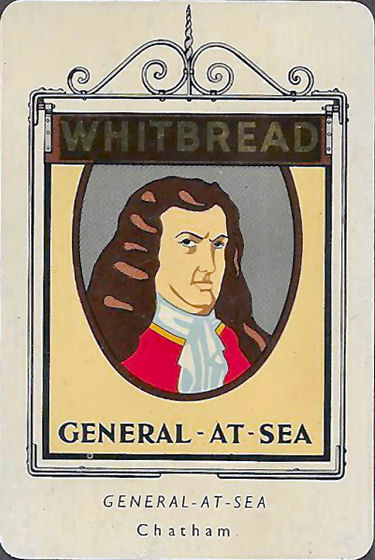 General at Sea card 1950