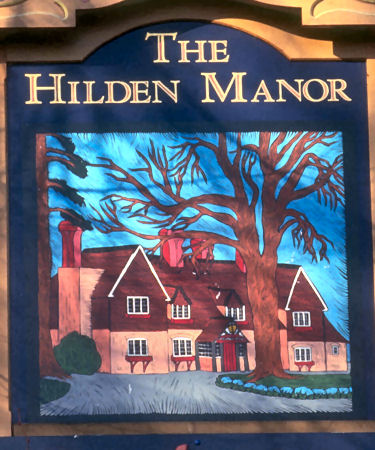 Hilden Manor sign