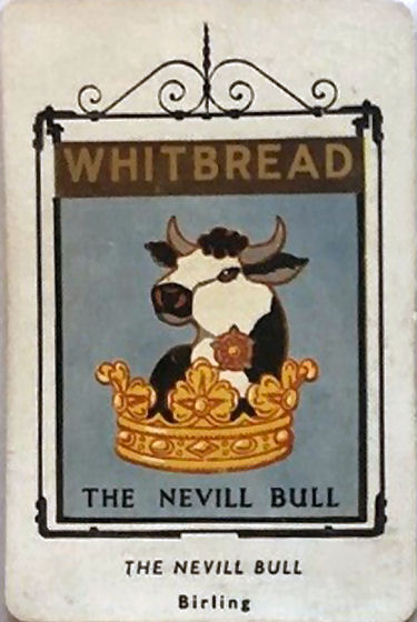Neville Bull card 1955