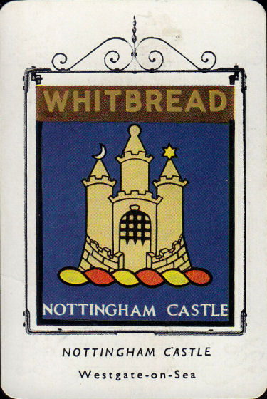 Nottingham Castle card 1953