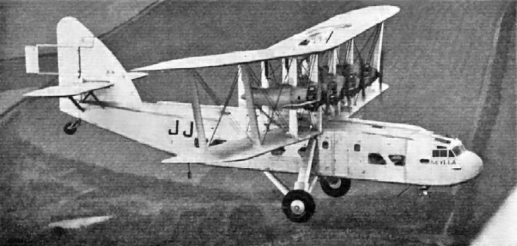 Syrynx in flight 1934