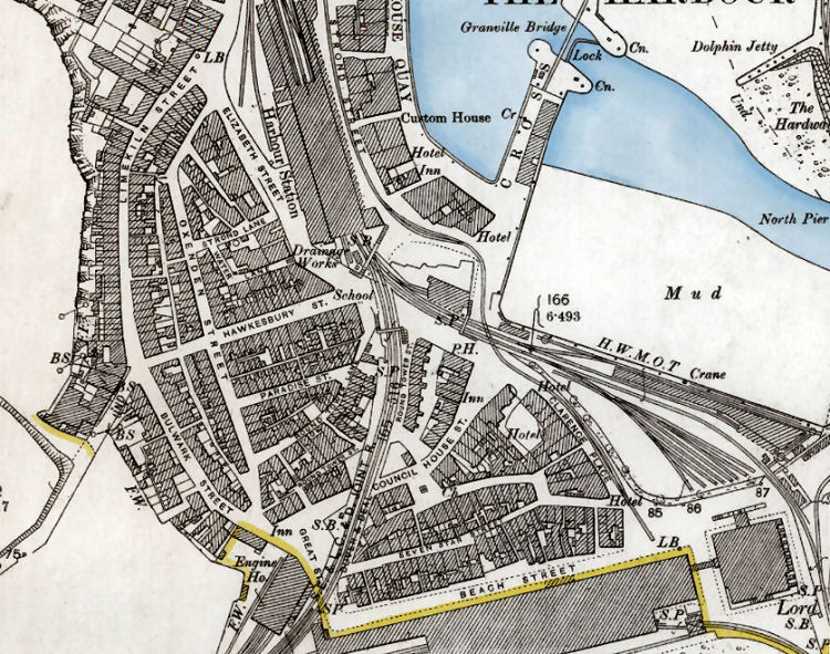 Pier District map 1883