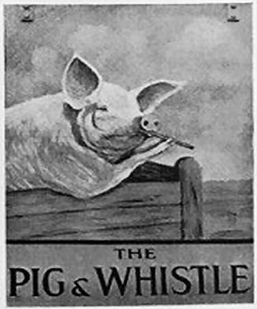Pig and Whistle sign 1951
